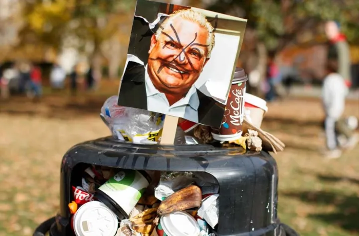 ۶۰ درصد انتاریویی‌ها دولت فورد را مقصر مختل‌شدن کارها می‌دانند