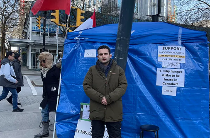 اعتصاب غذای خشک در مقابل دادگاه ونکوور به کجا خواهد انجامید؟
