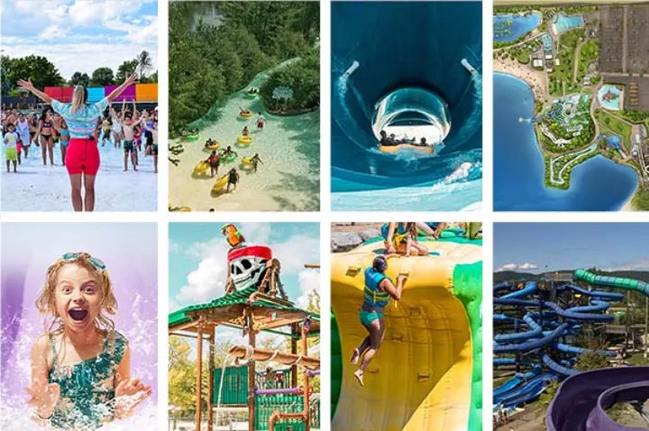 ماجراجویی در پارک آبی در نزدیکی مونترال