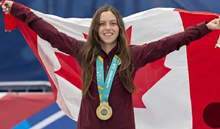 این دختر احتمالا جوان‌ترین نماینده کانادا در بازی‌های المپیک پاریس خواهد بود
