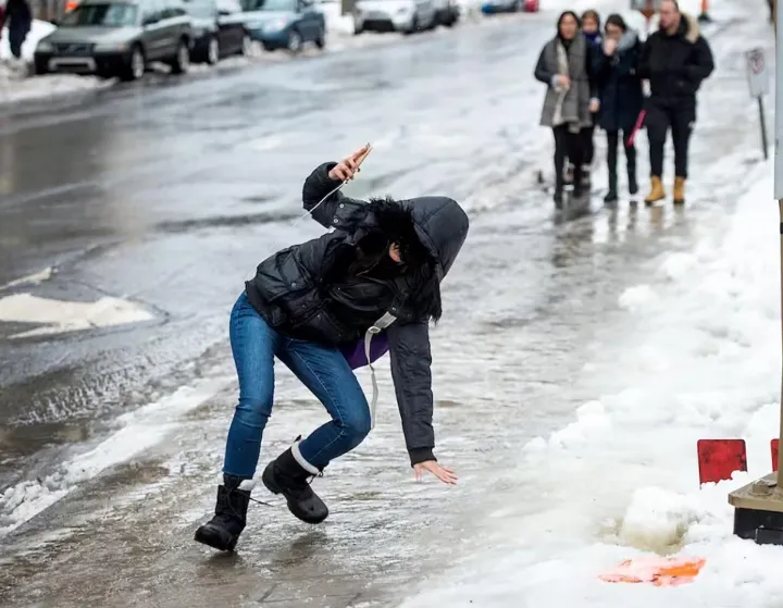 بالاترین غرامت پرداختی بابت افتادن به علت برف و یخ در کبک چقدر است؟