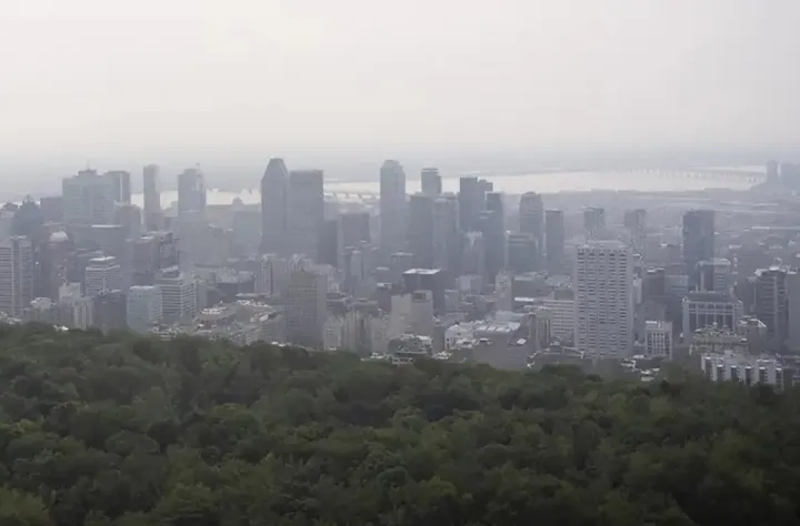 هوای مونترال در سال ۲۰۲۳، بدترین هوا در هشت سال اخیر بود