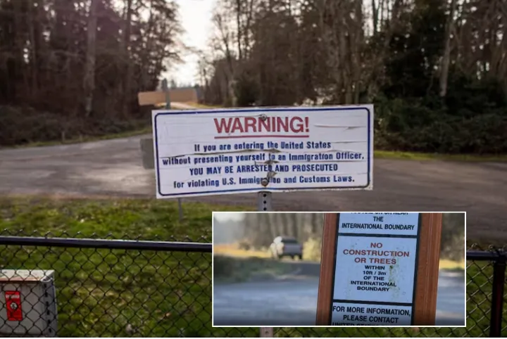 حصارکشی یک روستای کانادایی در مرز با آمریکا